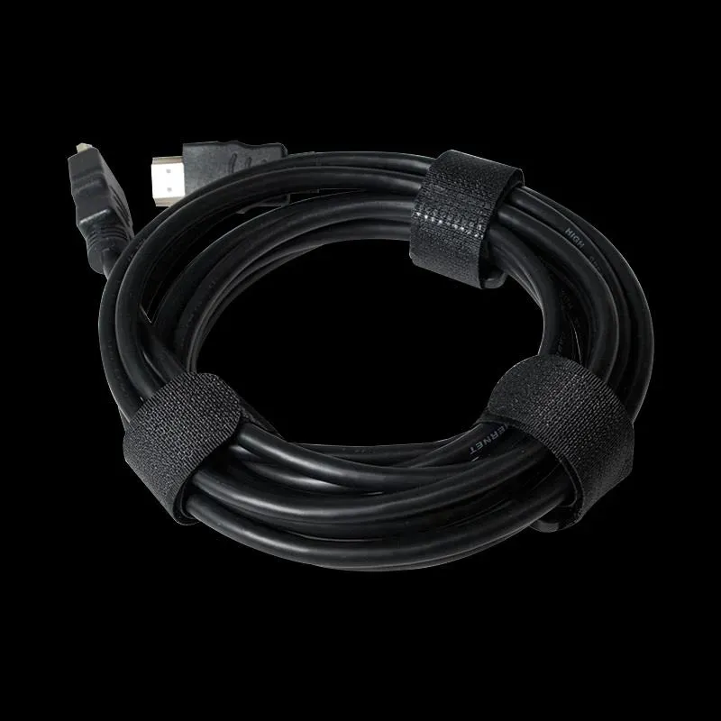 Organizer kabli LogiLink KAB0056 rzep, 10szt, czarny | PartsPC.pl