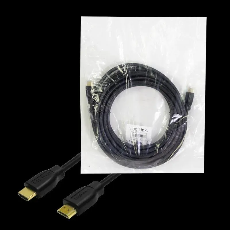 Kabel HDMI LogiLink CH0039 v1.4 GOLD, 5m | PartsPC.pl