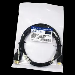 Kabel HDMI LogiLink CH0022 HDMI (A) mini HDMI (C), 1,5m | PartsPC.pl