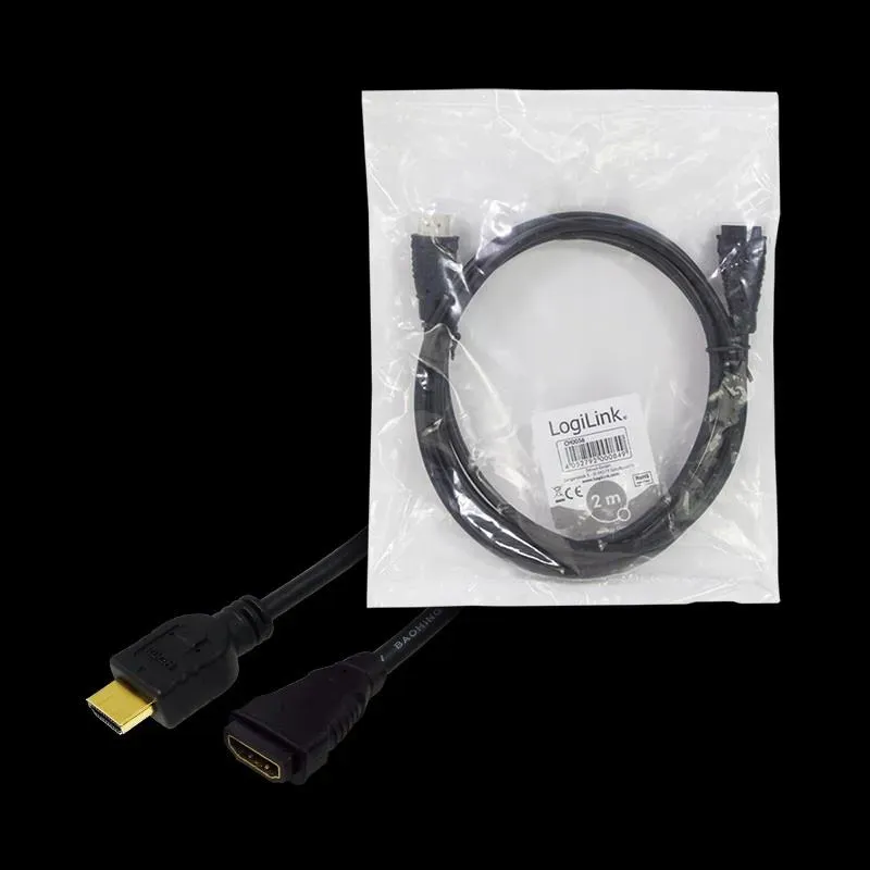 Przedłużacz HDMI LogiLink CH0056 HDMI A (F) HDMI A (M)... | PartsPC.pl