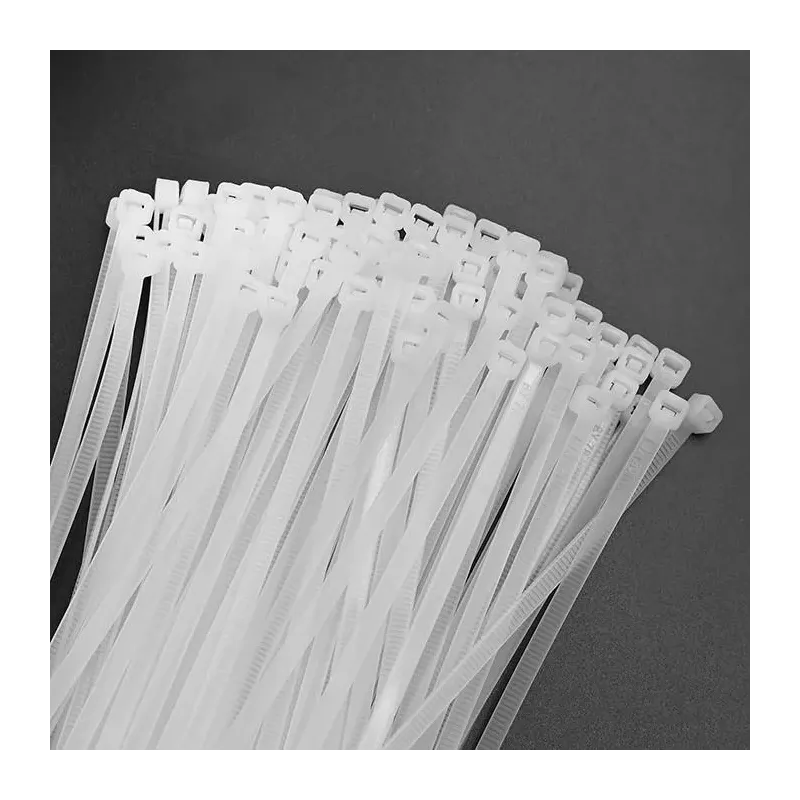 Opaska zaciskowa Qoltec | 2.5*200 | 100szt | nylon UV | | PartsPC.pl