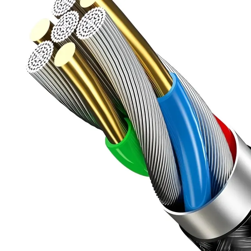 Kabel USB Usams U5 USB-C 1,2m czerwony | PartsPC.pl