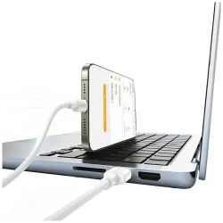 Kabel USB Usams U90 USB-A/USB-C 1m 3A biały | PartsPC.pl