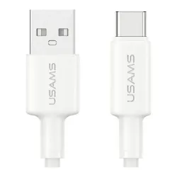 Kabel USB Usams U90 USB-A/USB-C 1m 3A biały | PartsPC.pl