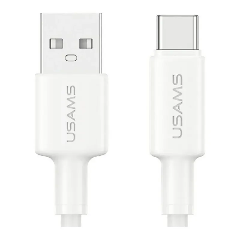 Kabel USB Usams U90 USB-A/USB-C 1m 3A biały | PartsPC.pl