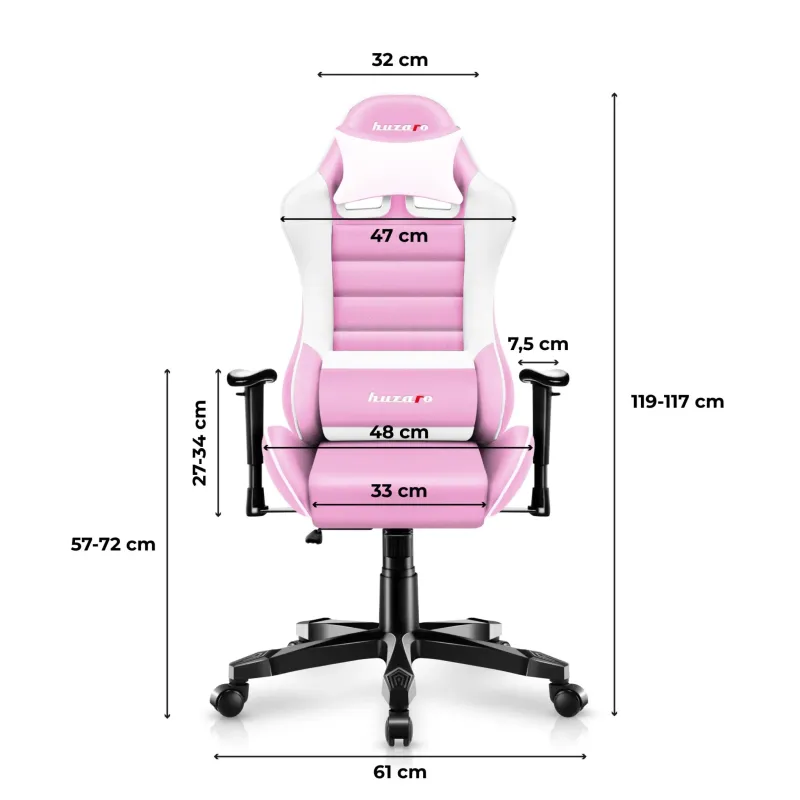 Fotel gamingowy dla dziecka Huzaro Ranger 6.0 Pink | PartsPC.pl
