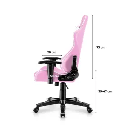 Fotel gamingowy dla dziecka Huzaro Ranger 6.0 Pink | PartsPC.pl