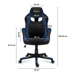Fotel gamingowy Huzaro Force 2.5 BLUE MESH | PartsPC.pl