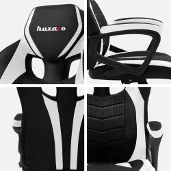 Fotel gamingowy Huzaro Force 2.5 WHITE MESH | PartsPC.pl
