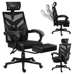 Fotel gamingowy Huzaro Combat 5.0 Black | PartsPC.pl