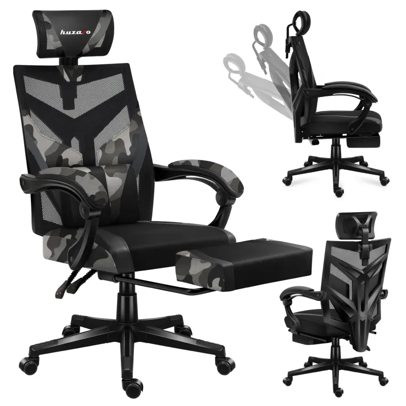 Fotel gamingowy Huzaro Combat 5.0 Camo | PartsPC.pl