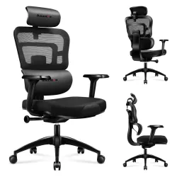 Fotel gamingowy Huzaro Combat 7.0 Black | PartsPC.pl