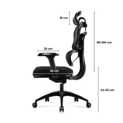 Fotel gamingowy Huzaro Combat 7.0 Black | PartsPC.pl