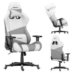 Fotel Gamingowy Huzaro Force 6.2 White Mesh | PartsPC.pl