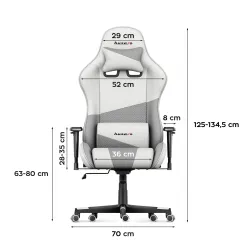Fotel Gamingowy Huzaro Force 6.2 White Mesh | PartsPC.pl