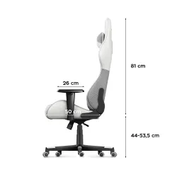 Fotel Gamingowy Huzaro Force 6.2 White Mesh | PartsPC.pl