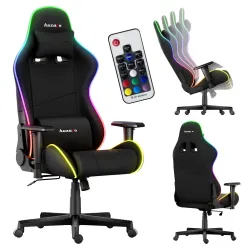 Fotel Gamingowy Huzaro Force 6.2 Mesh RGB | PartsPC.pl