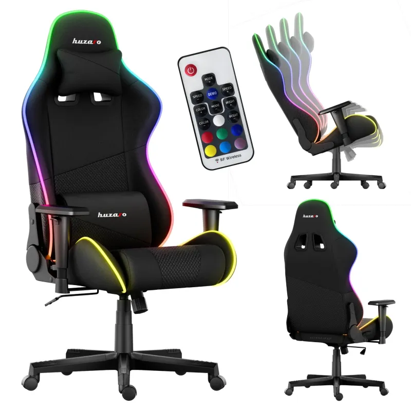 Fotel Gamingowy Huzaro Force 6.2 Mesh RGB | PartsPC.pl