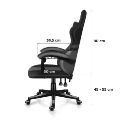 Fotel gamingowy Huzaro Force 4.4 Grey Mesh | PartsPC.pl