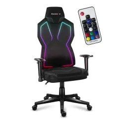 Fotel gamingowy Huzaro COMBAT 6.2 Black RGB | PartsPC.pl