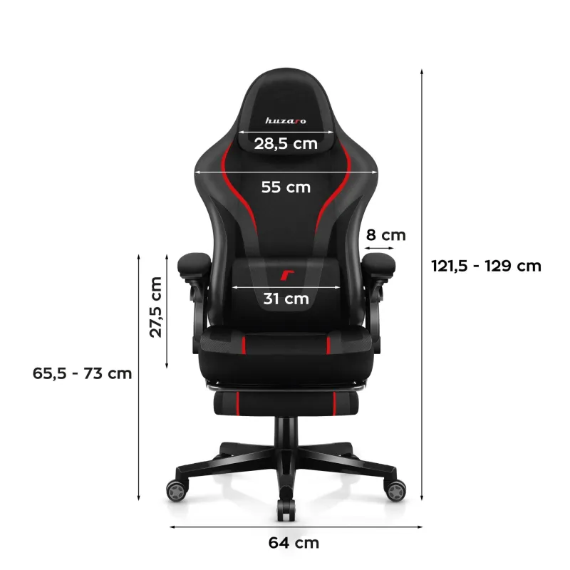 Fotel gamingowy Huzaro Force 4.6 Carbon | PartsPC.pl