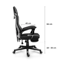 Fotel gamingowy Huzaro Combat 3.1 Grey | PartsPC.pl