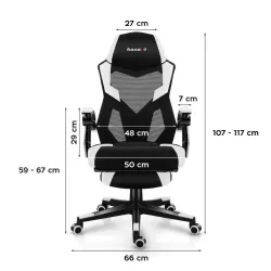 Fotel gamingowy Huzaro Combat 3.1 White | PartsPC.pl