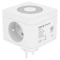 Kostka zasilająca KERG 2-gniazdowa + ładowarka | PartsPC.pl