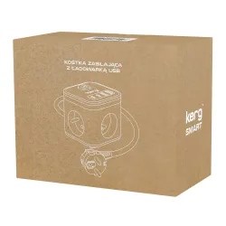 Kostka zasilająca KERG 3-gniazdowa + ładowarka | PartsPC.pl