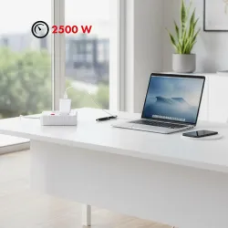 Listwa zasilająca Maclean MCE388 W, przedłużacz 2 | PartsPC.pl