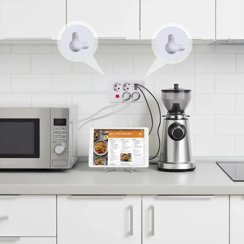 Listwa zasilająca Maclean MCE392 W, przedłużacz 4 | PartsPC.pl