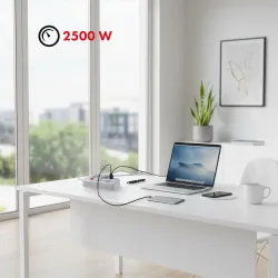 Listwa zasilająca Maclean MCE392 W, przedłużacz 4 | PartsPC.pl