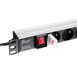 Listwa zasilająca PDU Netrack 19'' 1U, 230V/16A, 8xE, ALU | PartsPC.pl