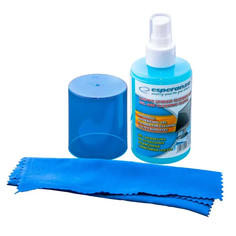 Żel do czyszczenia LCD/TFT Esperanza ES121 z mikrofibrą | PartsPC.pl