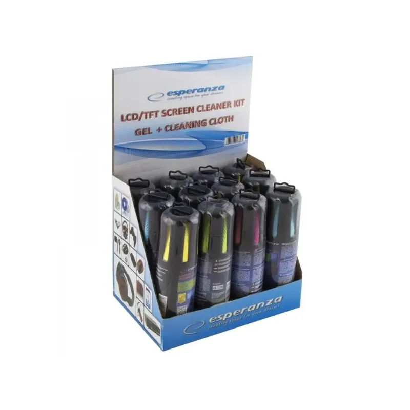 Zestaw do czyszczenia LCD/TFT Esperanza z mikrofibrą, | PartsPC.pl