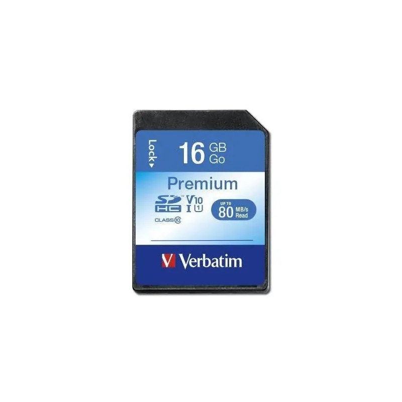 Karta pamięci SDHC Verbatim 16GB Class 10 | PartsPC.pl