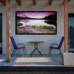 Ekran projekcyjny Maclean MC-980 84" 186x100cm obramow... | PartsPC.pl