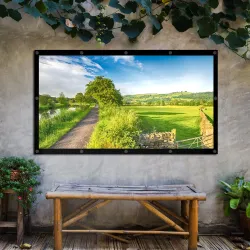 Ekran projekcyjny Maclean MC-980 84" 186x100cm obramow... | PartsPC.pl