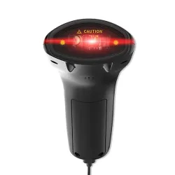 Czytnik kodów kreskowych Qoltec + stojak na skaner | 1D | PartsPC.pl