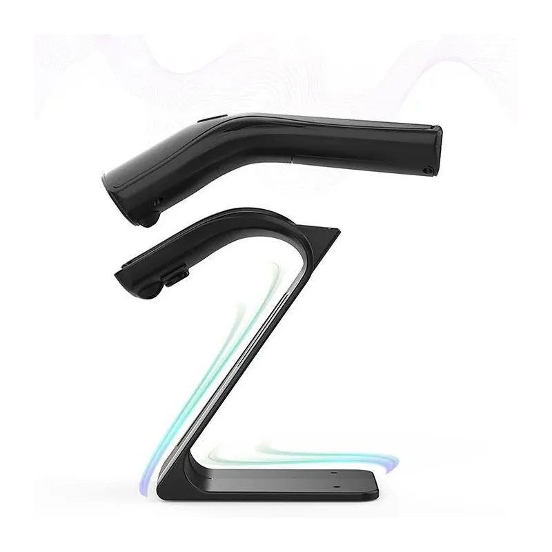 Czytnik kodów kreskowych Qoltec + stojak na skaner | 1D | PartsPC.pl