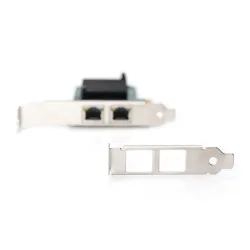Karta sieciowa DIGITUS przewodowa PCI Express 2x RJ45 | PartsPC.pl