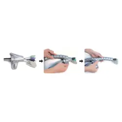 Organizer kabli LogiLink KAB0014 spiralny, 1.5m, srebrny | PartsPC.pl