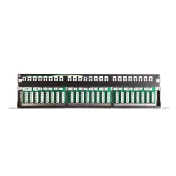 Patch panel 19'' Netrack 24-porty kat. 5e FTP, 0,5U z | PartsPC.pl