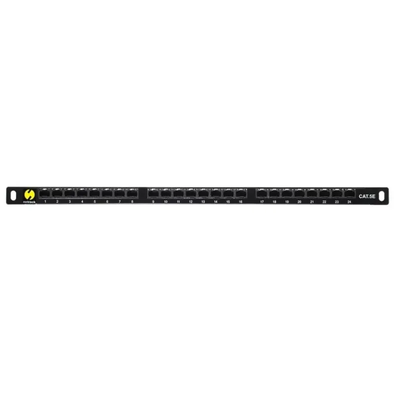 Patch panel 19'' Netrack 24-porty kat. 5e UTP, 0,5U/1U z | PartsPC.pl