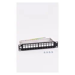 Patch panel keystone 10" 12-porty, FTP Netrack | PartsPC.pl