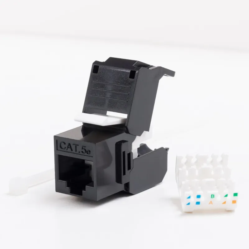 Moduł keystone Jack RJ45 kat. 5e UTP, beznarzędziowy | PartsPC.pl