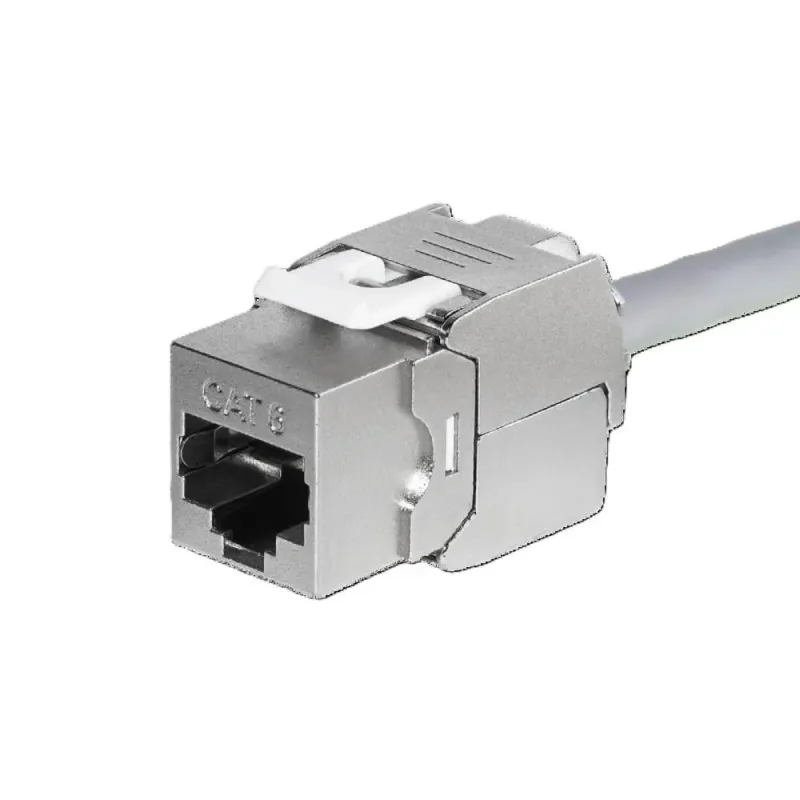 Moduł keystone Jack RJ45 kat. 6 FTP, beznarzędziowy | PartsPC.pl