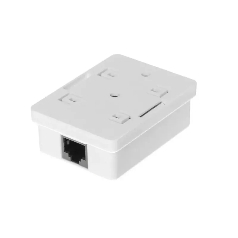 Gniazdo kompletne natynkowe 1 x RJ45 8p8c FTP kat. 6 LSA | PartsPC.pl