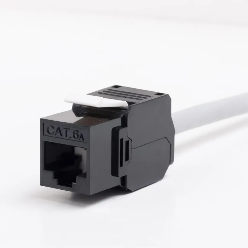 Moduł keystone Jack RJ45 kat. 6A UTP, beznarzędziowy | PartsPC.pl