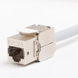 Moduł keystone Jack RJ45 kat. 6A FTP, beznarzędziowy | PartsPC.pl
